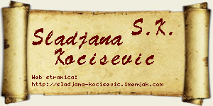 Slađana Kočišević vizit kartica